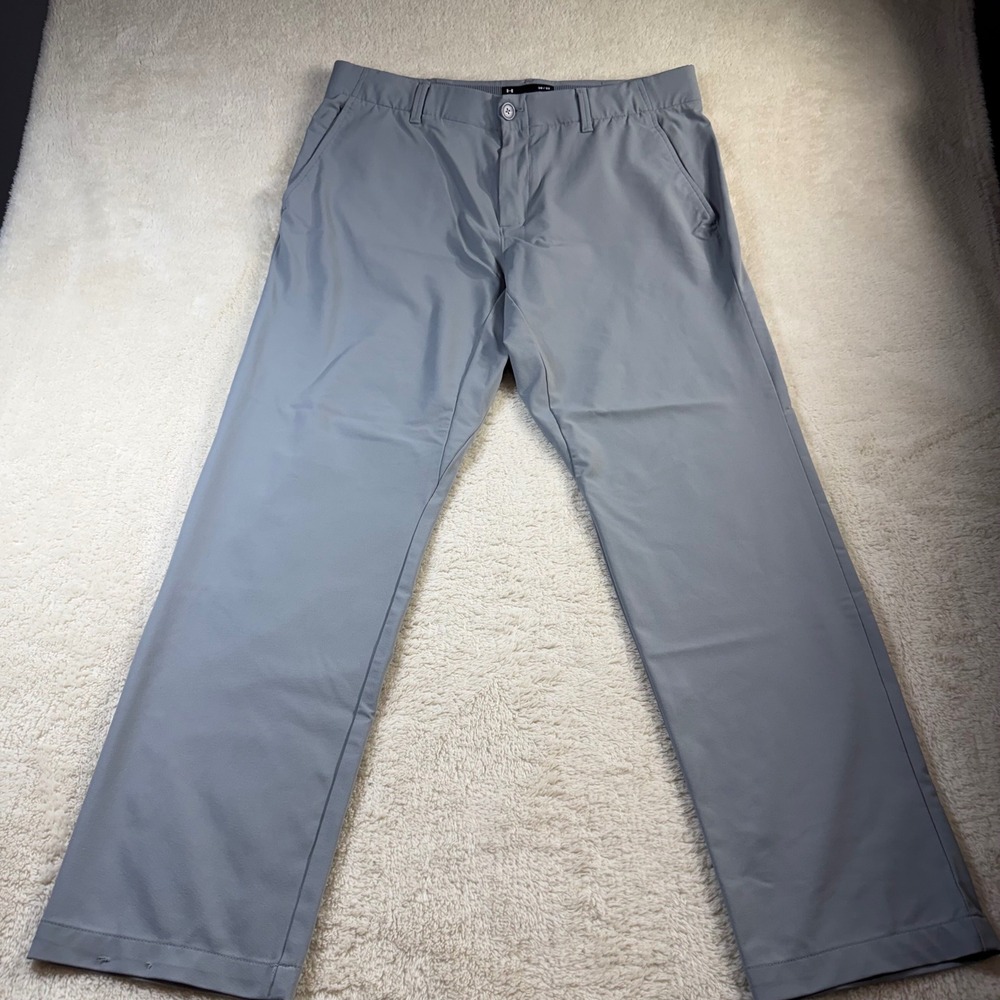 Under Armour HeatGear ISO-Chill Tapered Golf Pants Flat Front Chino Mens 38x32